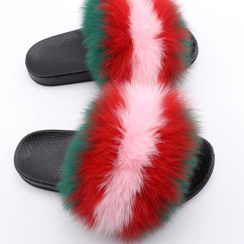 Real Fur Slippers